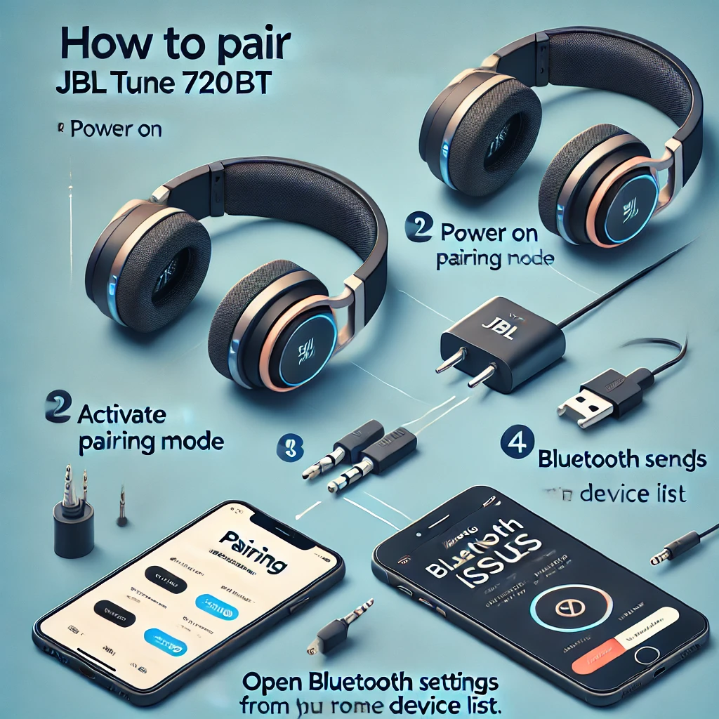 How to Pair JBL Tune 720BT| Fix Not Pairing Issue