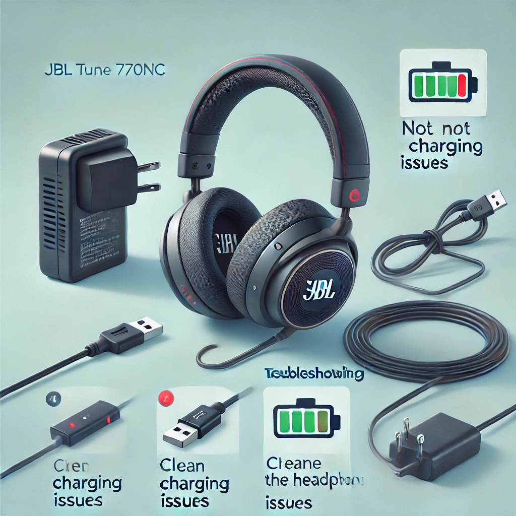 How To Charge JBL Tune 770NC | Fix Not Charging Issue