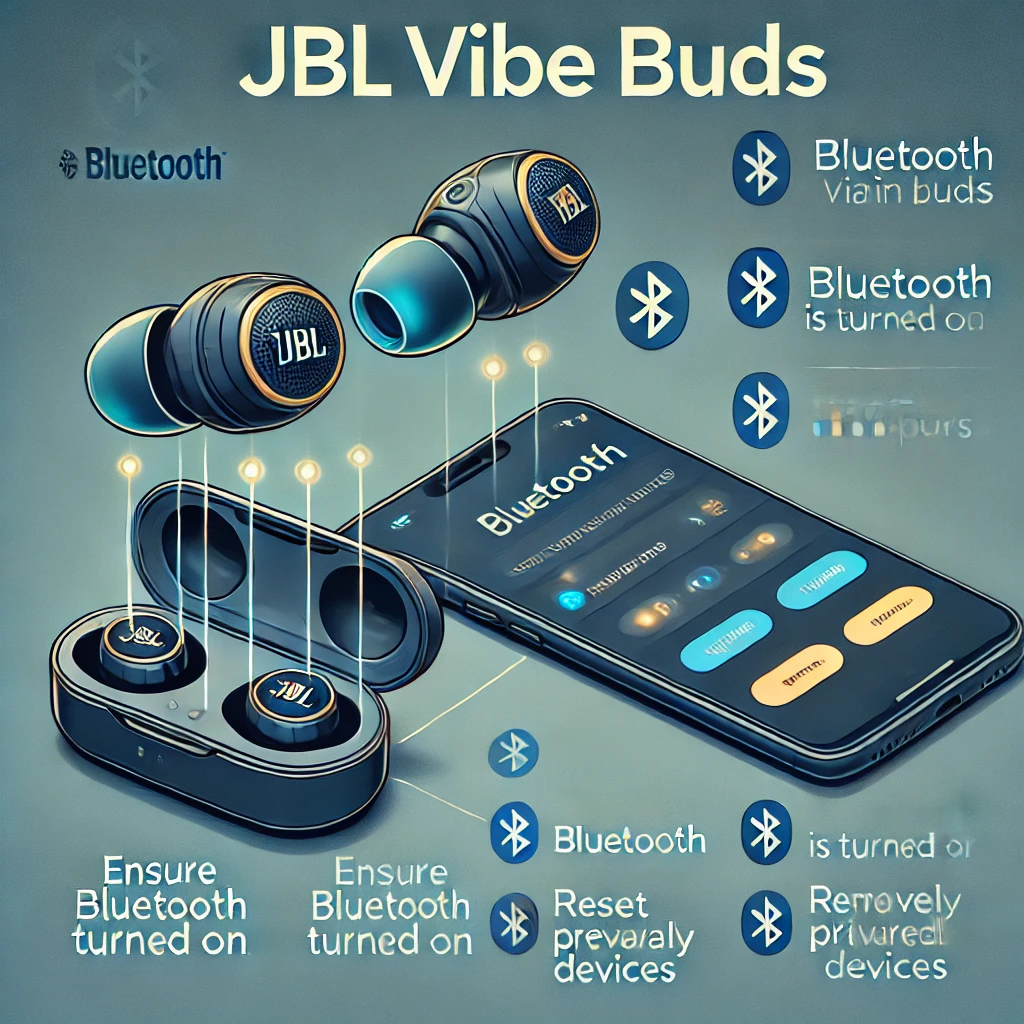 How to Pair JBL VIBE Buds |  Fix Not Pairing Issue